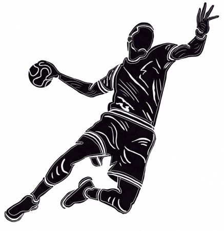 Håndball-spiller - Mann